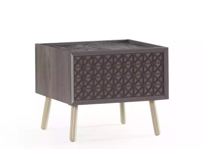 Schlafzimmer Nachttisch Nachtkonsole Holz Grau Kindernachttisch Luxus